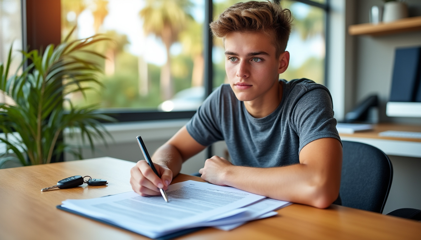 découvrez le coût moyen de l'assurance auto pour un jeune conducteur de 18 ans en floride, les facteurs qui influent sur le prix et des conseils pour économiser sur votre prime d'assurance.