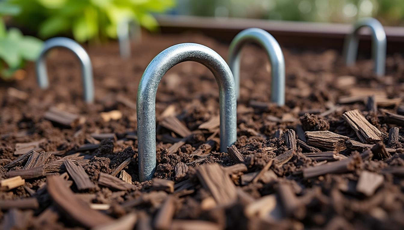 protégez efficacement votre paillage de jardin pour moins de 2 € avec les broches garden touch, disponibles chez action. faciles à utiliser et durables, elles assurent une tenue parfaite de votre paillage toute saison.