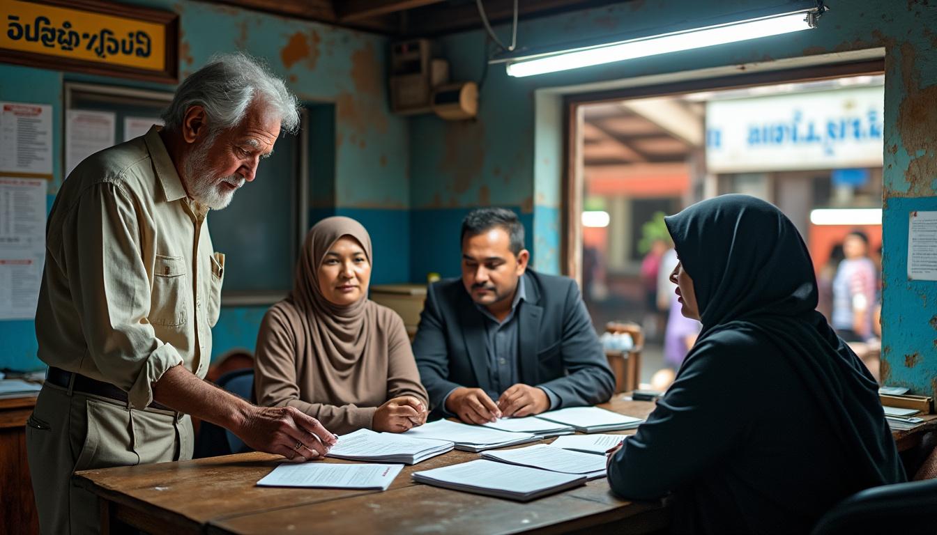 à siem reap, bernard podevin vient en aide aux français en difficulté en les guidant gratuitement dans leurs démarches administratives et quotidiennes.