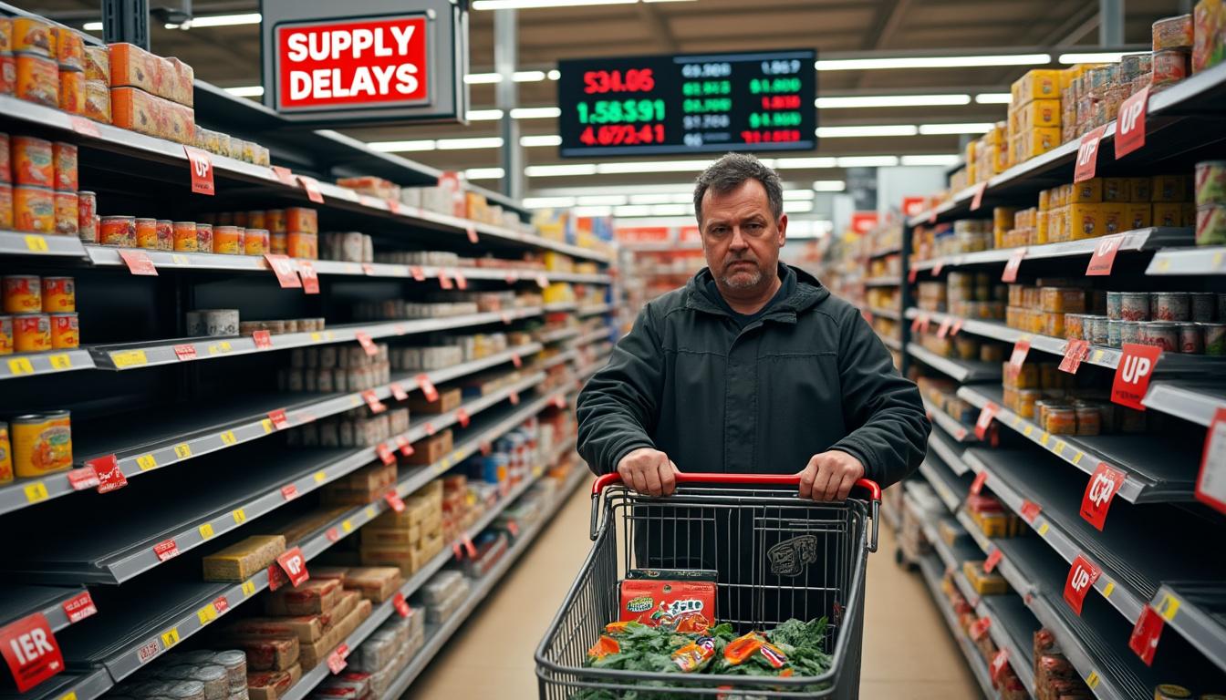 le conflit au moyen-orient provoque une hausse significative des prix des denrées alimentaires, alors que les négociations diplomatiques viennent tout juste de débuter.