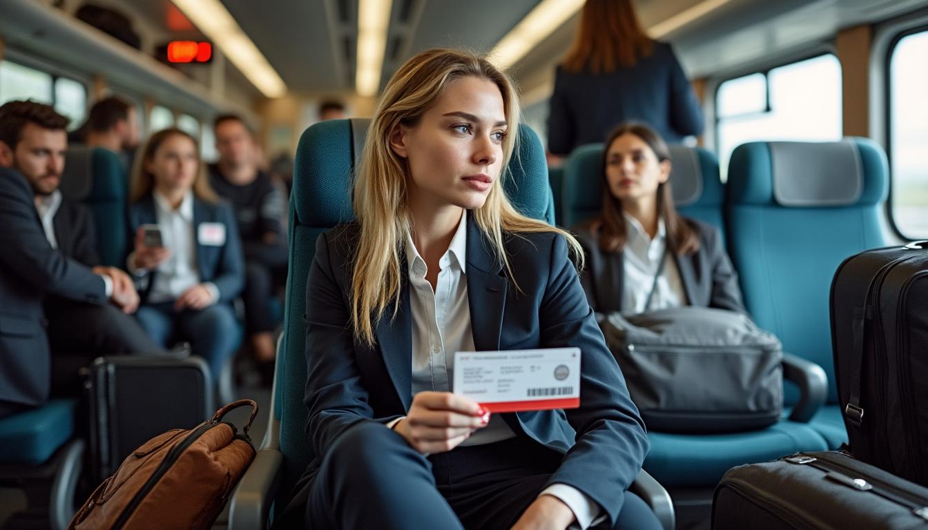 découvrez l'histoire incroyable d'une passagère qui, malgré un billet en 1re classe, se retrouve assise par terre, illustrant l'impuissance des contrôleurs face à cette situation inattendue.