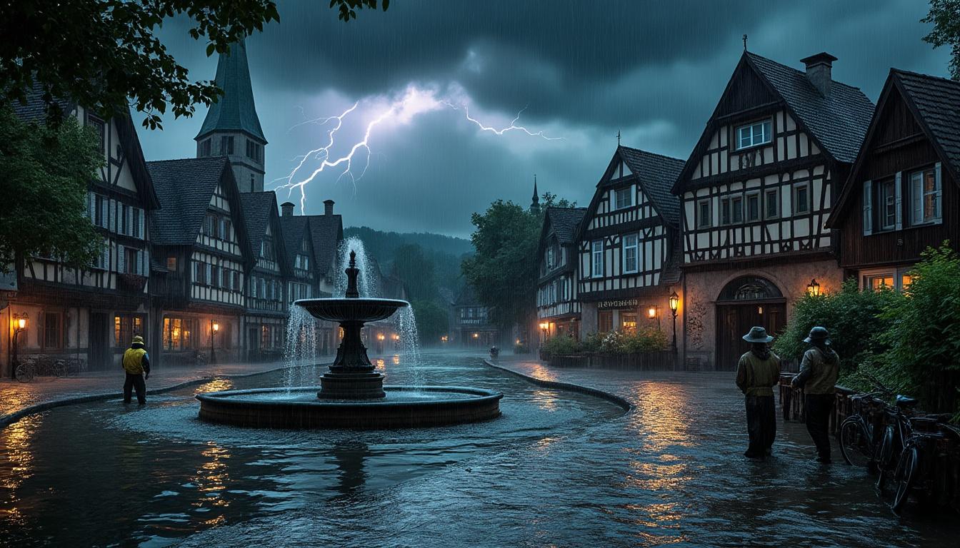 en allemagne, les récentes intempéries ont causé moins de dégâts que prévu, témoignant d'une meilleure préparation et résilience face aux catastrophes naturelles.