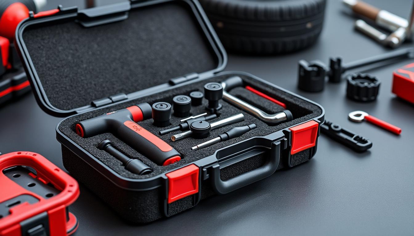 découvrez le kit de réparation de pneu à 7,99 € chez b&m, l'outil pratique et efficace pour réparer rapidement vos pneus et repartir en toute sécurité sur la route.