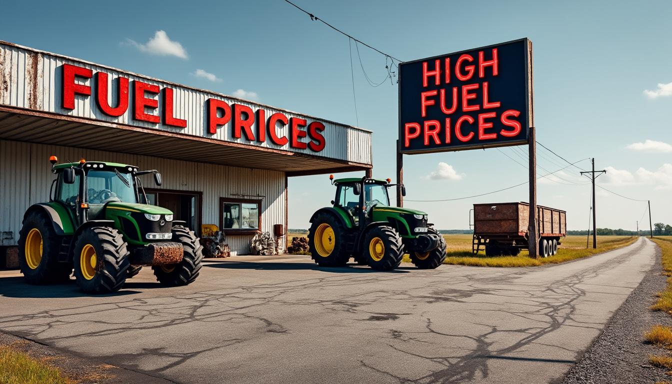 découvrez comment la hausse des prix du carburant menace le budget des agriculteurs, avec des factures pouvant atteindre plusieurs milliers d'euros, et ses conséquences sur leur activité.