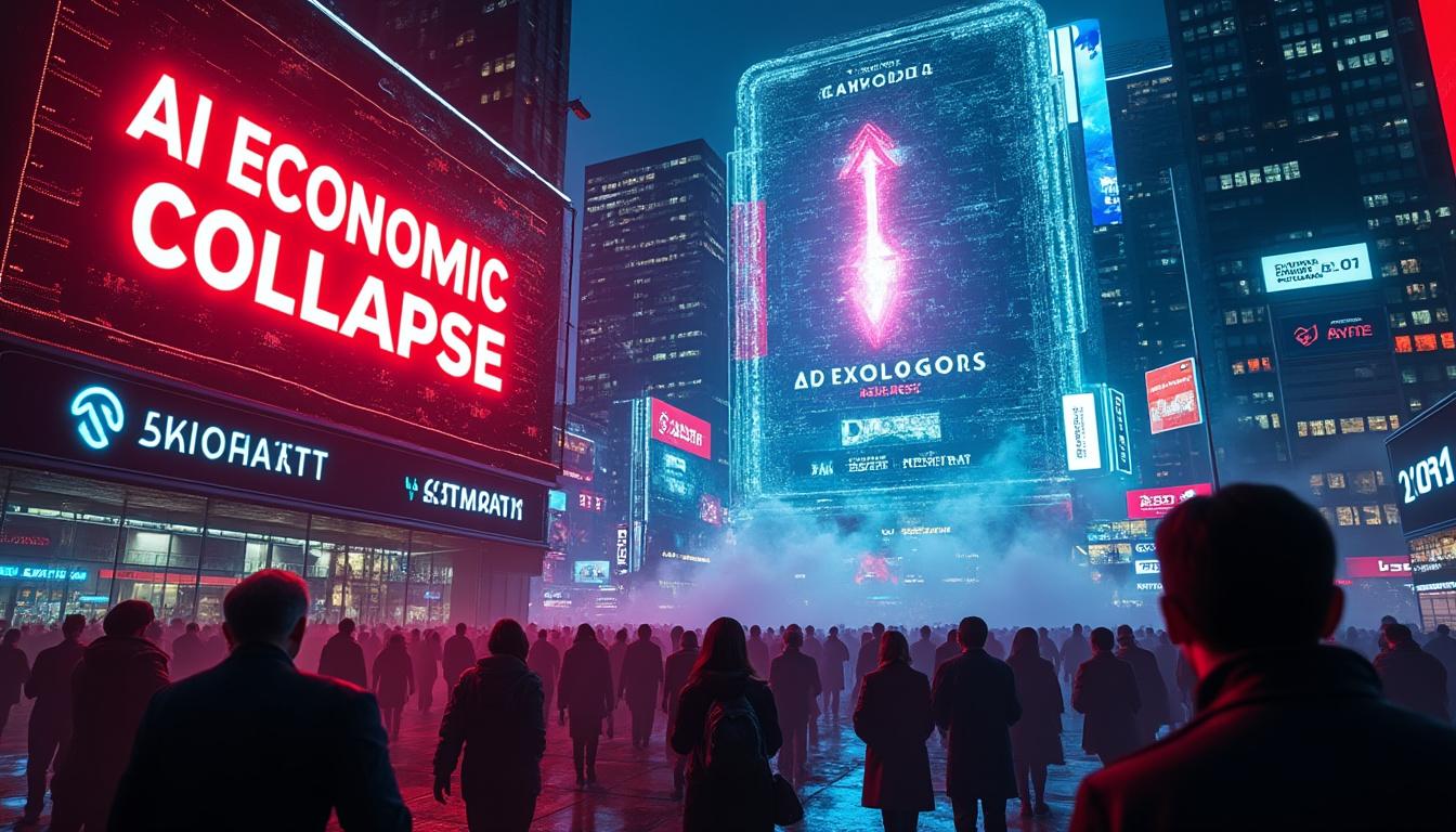 un rapport dystopique publié sur substack provoque une onde de choc mondiale en alertant sur les risques de l'ia, faisant trembler les marchés financiers et suscitant un débat intense sur l'avenir technologique.