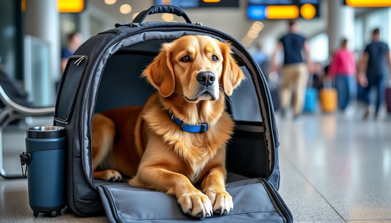 Bien préparer le voyage en avion avec votre chien : sécuriser son embarquement en toute sérénité