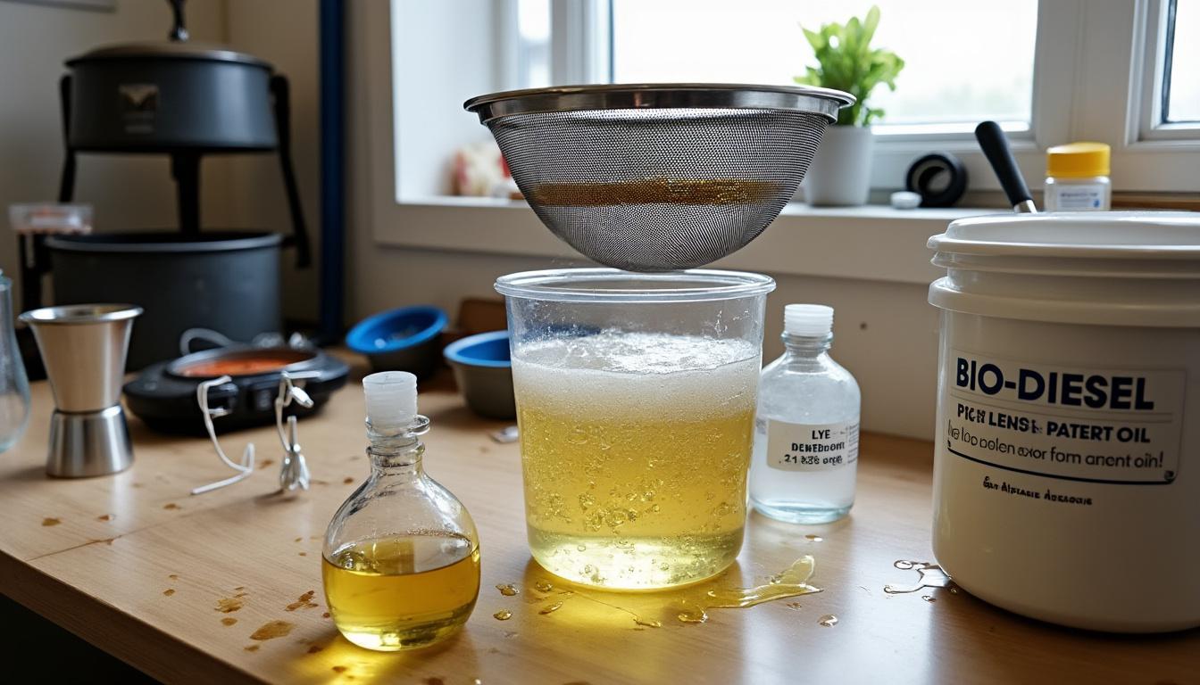 découvrez comment transformer l'huile de friture en carburant artisanal grâce à un projet innovant d'une valeur de plusieurs milliers d'euros, alliant économie et écologie.