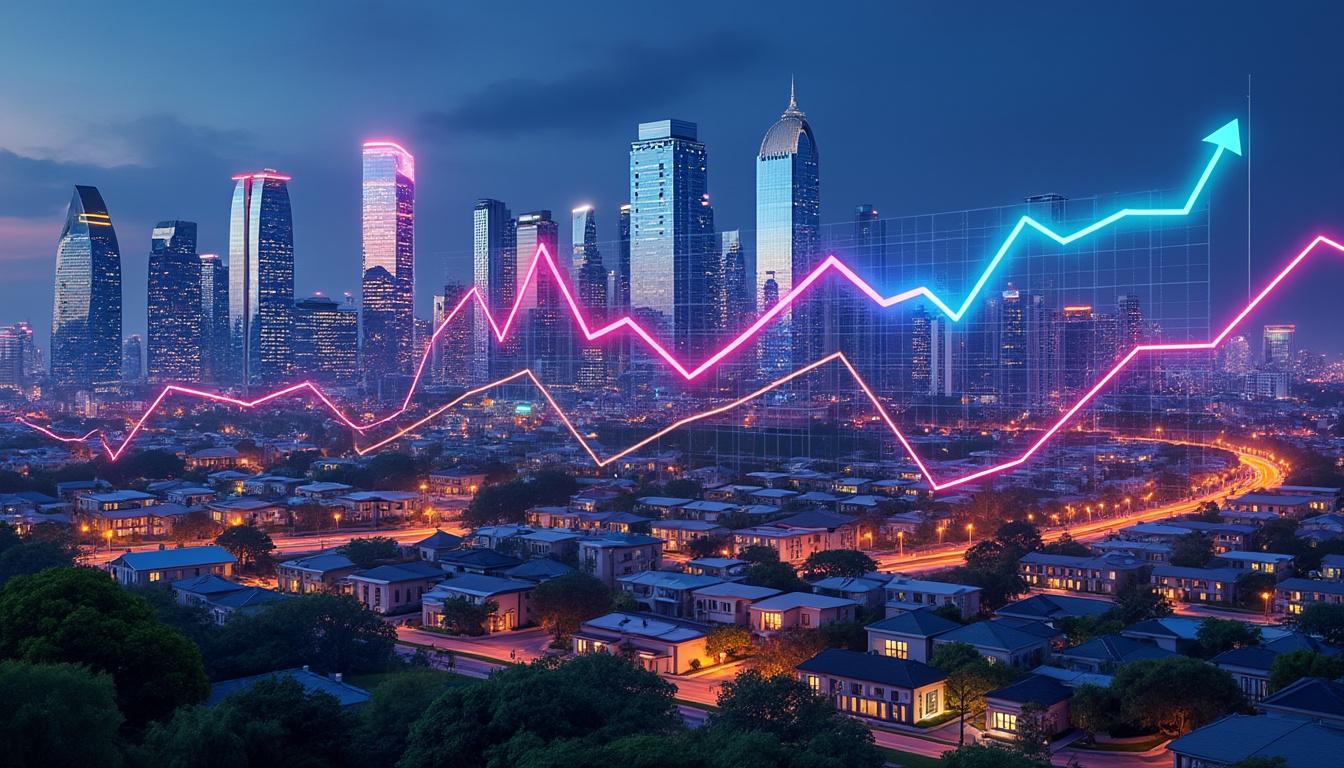 découvrez l'impact de la hausse des taux d'emprunt sur le crédit immobilier en pleine tension géopolitique au moyen-orient, analysé par tf1 info.