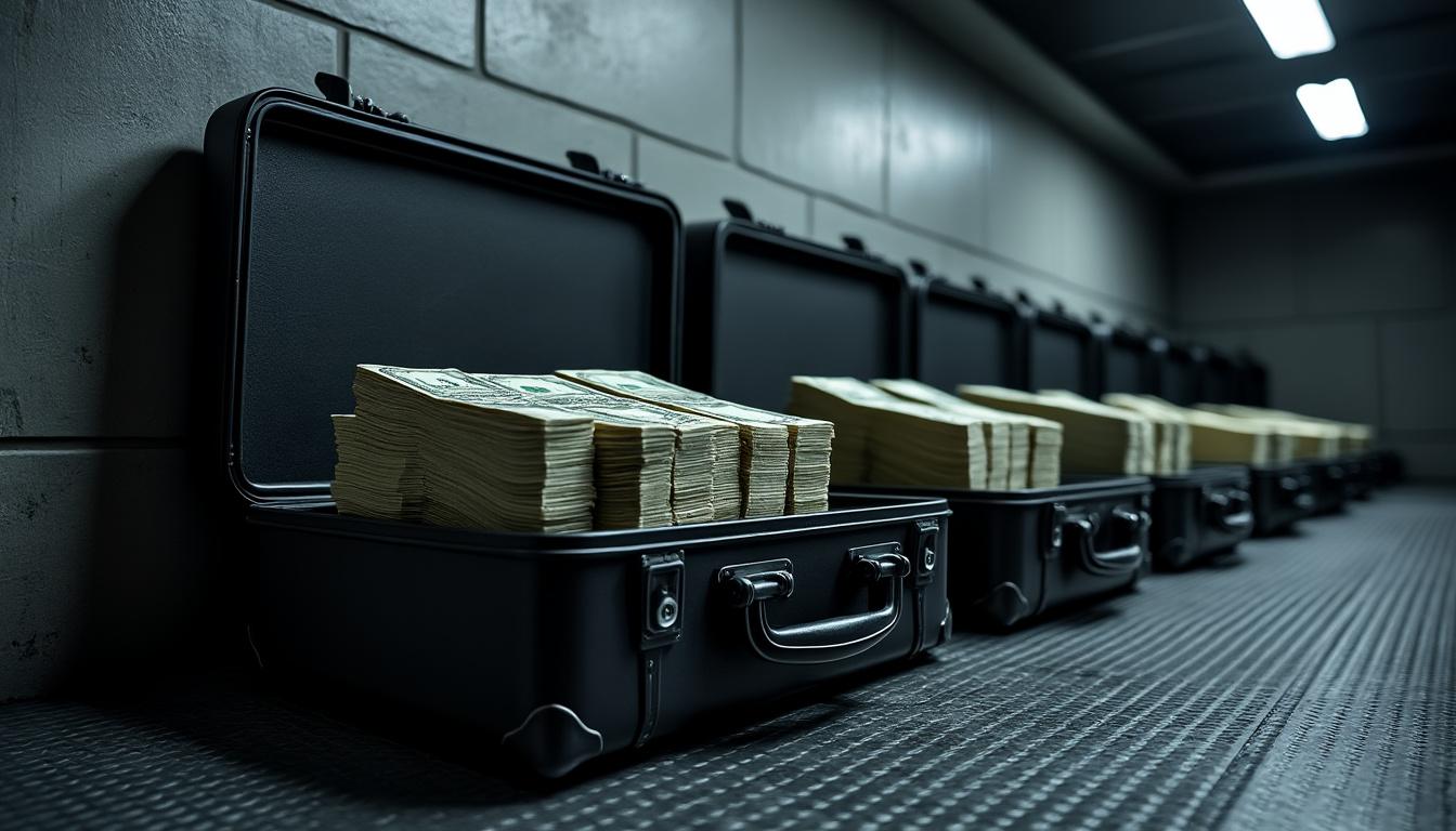 plongée au cœur d'une enquête captivante révélant un système opaque mêlant valises remplies de billets, réseaux d'escroquerie et liens étroits avec le narcotrafic.