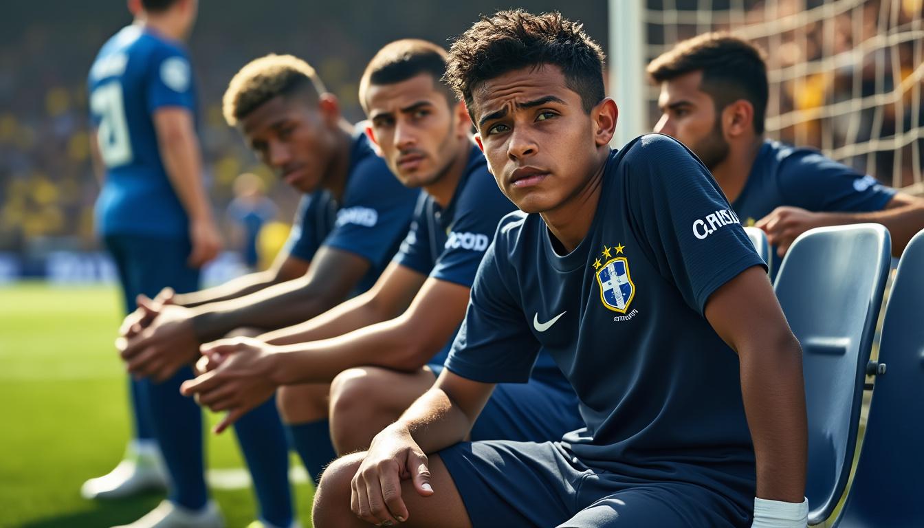 découvrez les inquiétudes de liam rosenior concernant estevao willian, en larmes à la mi-temps, et les détails d'une situation préoccupante dans le monde du football.