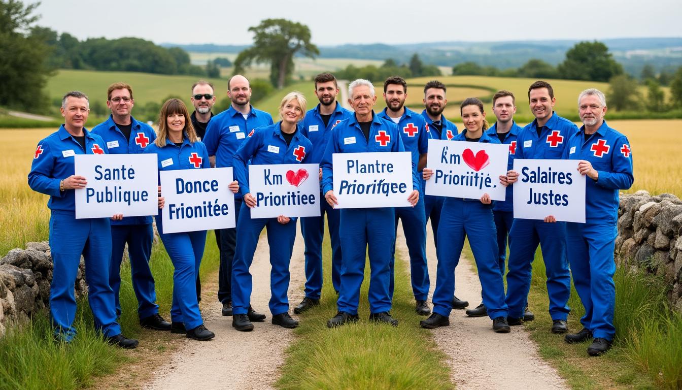 découvrez le témoignage du porte-parole des ambulanciers lors des manifestations, soulignant leur rôle crucial dans les zones les plus isolées.