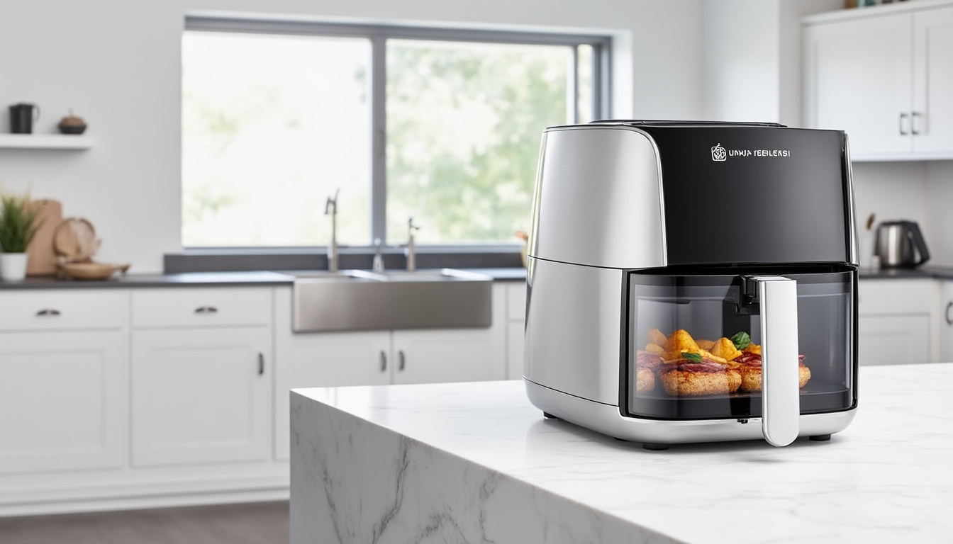 profitez de l'été avec le ninja crispi air fryer, l'appareil indispensable pour des plats croustillants et savoureux à petit prix, maintenant à -50€.