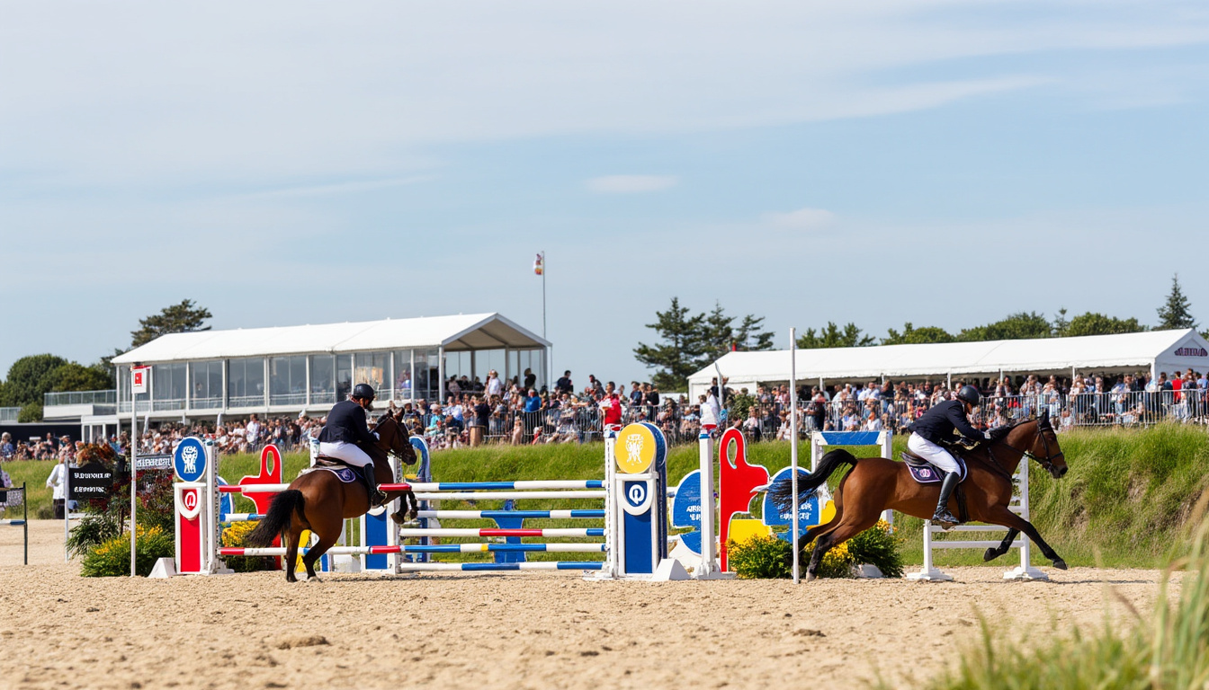 découvrez les moments forts du jumping international de la baule avec les meilleurs champions mondiaux d'équitation, un spectacle équestre exceptionnel à ne pas manquer.