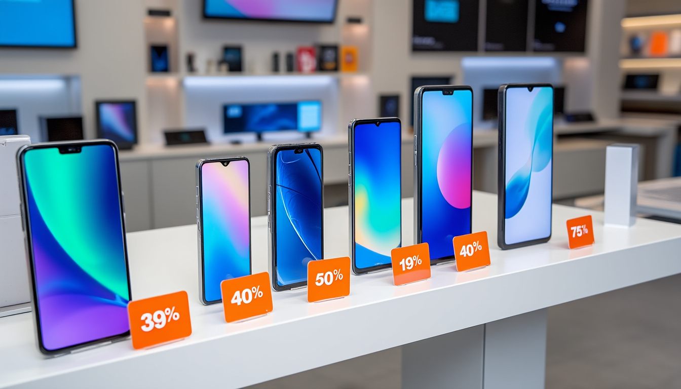 découvrez le grand déstockage chez cdiscount avec 5 smartphones incontournables à des prix imbattables. profitez des meilleures offres pour renouveler votre mobile dès maintenant !
