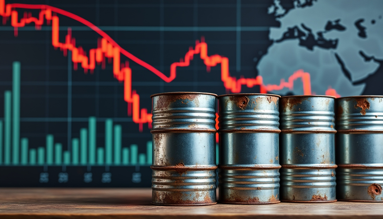 le prix du pétrole chute sous les 80 dollars alors que les réserves de l'ocde atteignent leur niveau le plus bas depuis 1990, révélant des tensions sur le marché énergétique mondial.