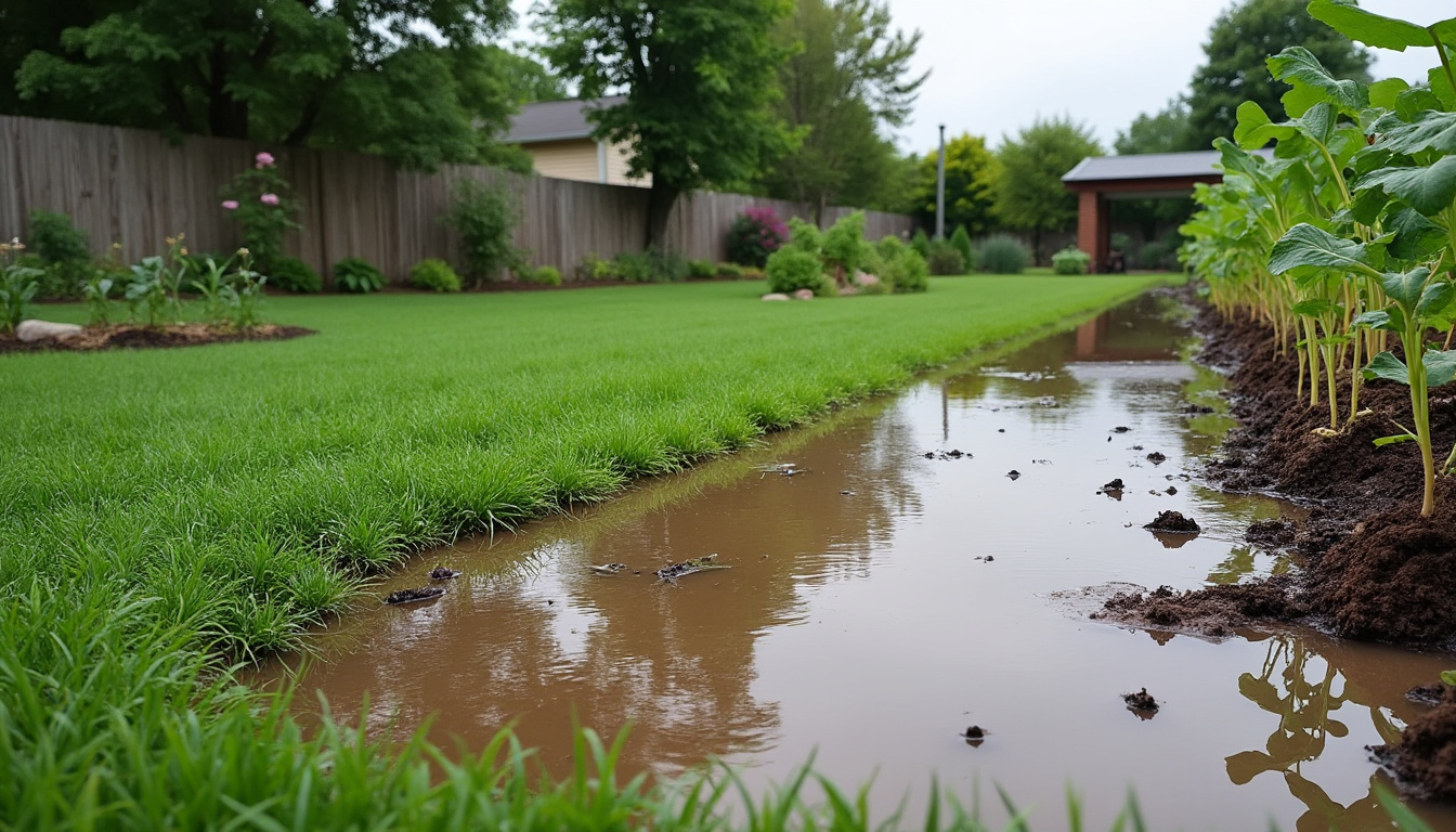 découvrez comment le code civil protège votre pelouse et potager inondés par l'arrosage du voisin, avec des solutions juridiques efficaces et insoupçonnées pour préserver votre terrain.