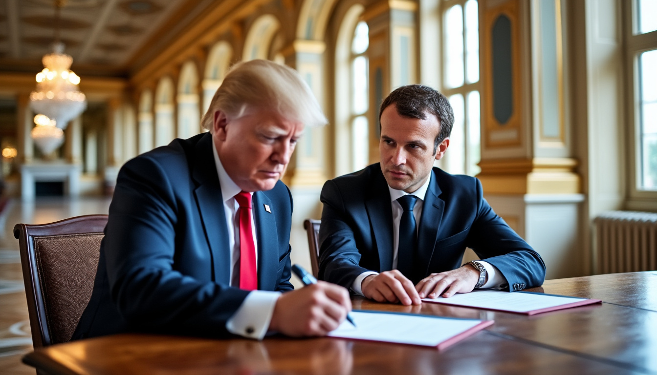 accord historique à versailles : les états-unis débloquent 46 milliards de dollars de pétrole iranien, marquant un tournant majeur dans les relations internationales.